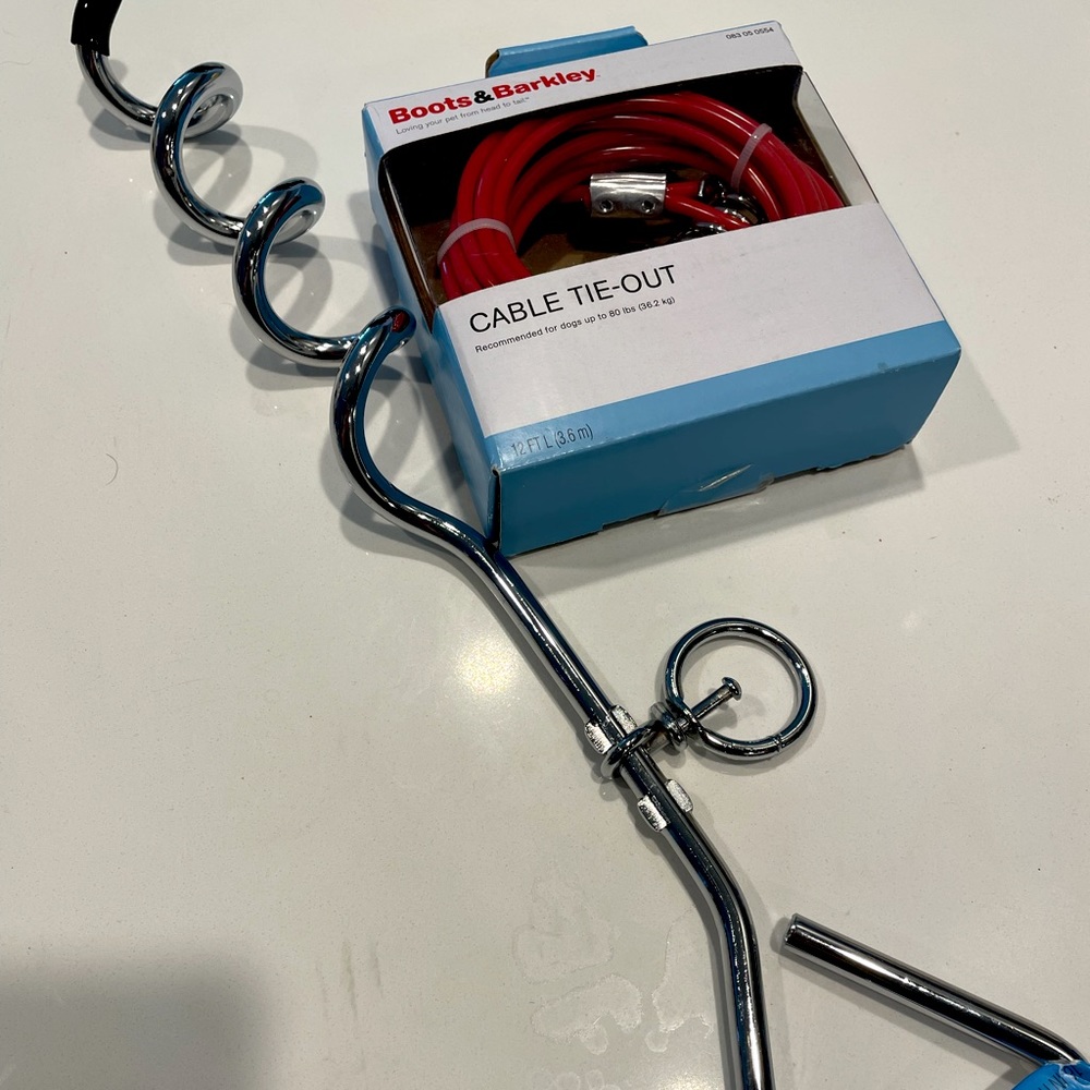 12 Foot Dog Tether and Stake